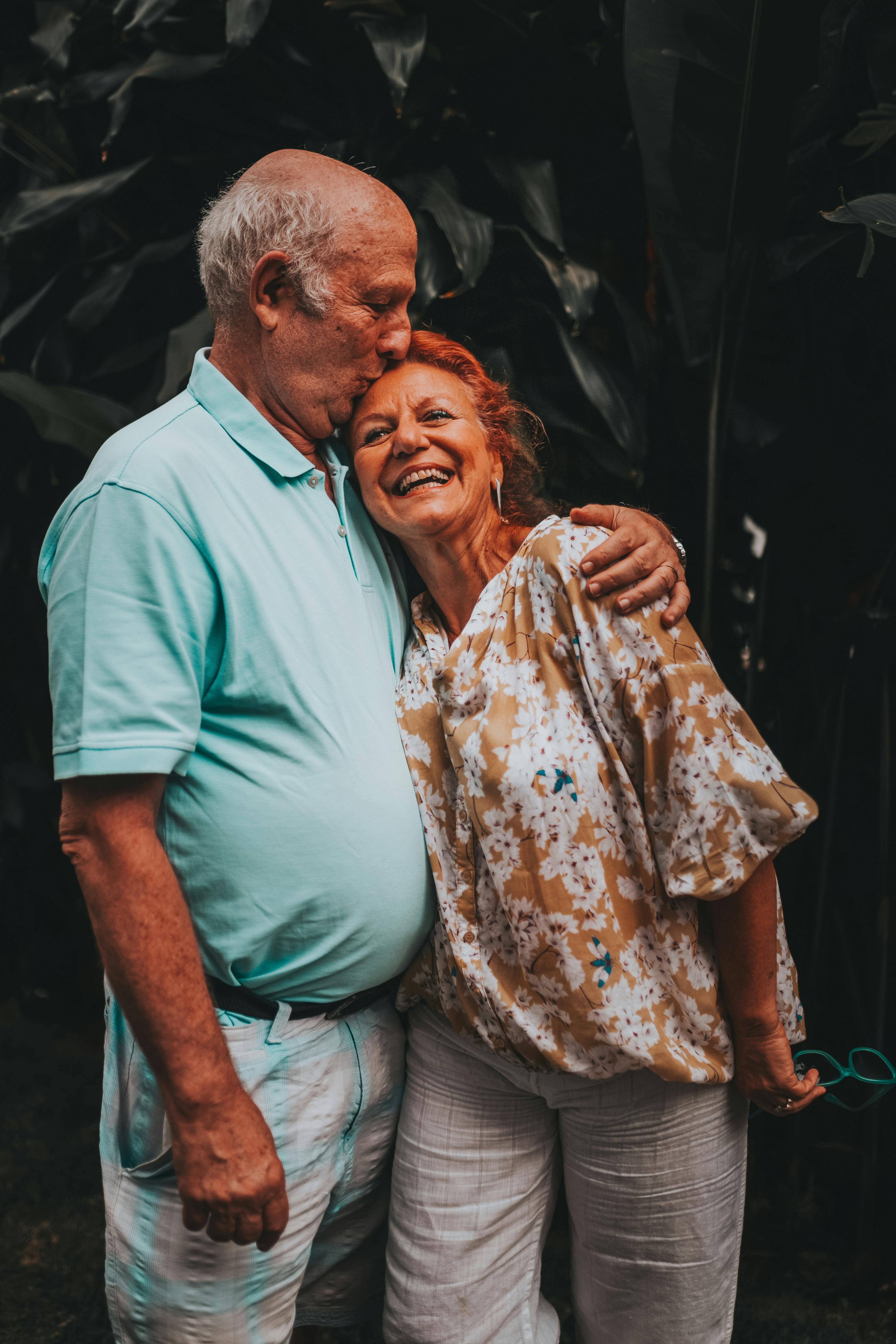 Compassionate caregiver with senior